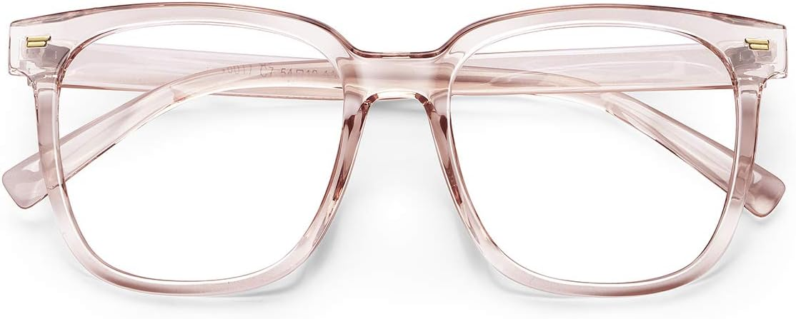 Natkalet Oversized Blue Light Glasses for Women & Men – Anti-Glare, Eye Strain Relief