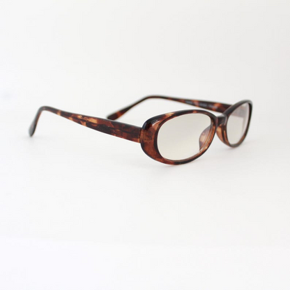 Natkalet Vintage Tortoise Oval Retro Glasses