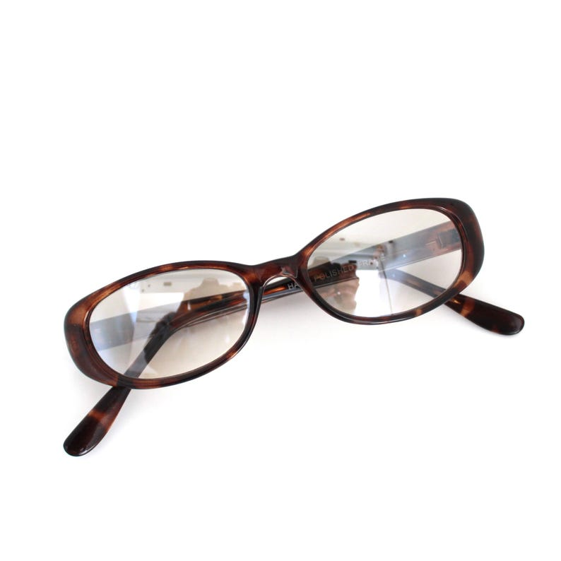 Natkalet Vintage Tortoise Oval Retro Glasses