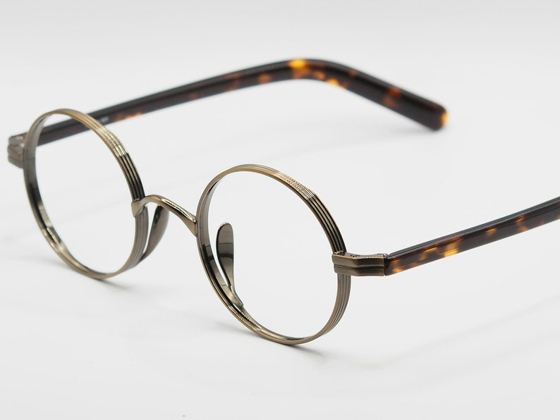 Natkalet Vintage Premium titanium round glasses frame Handmade Frames - Retro eyewear
