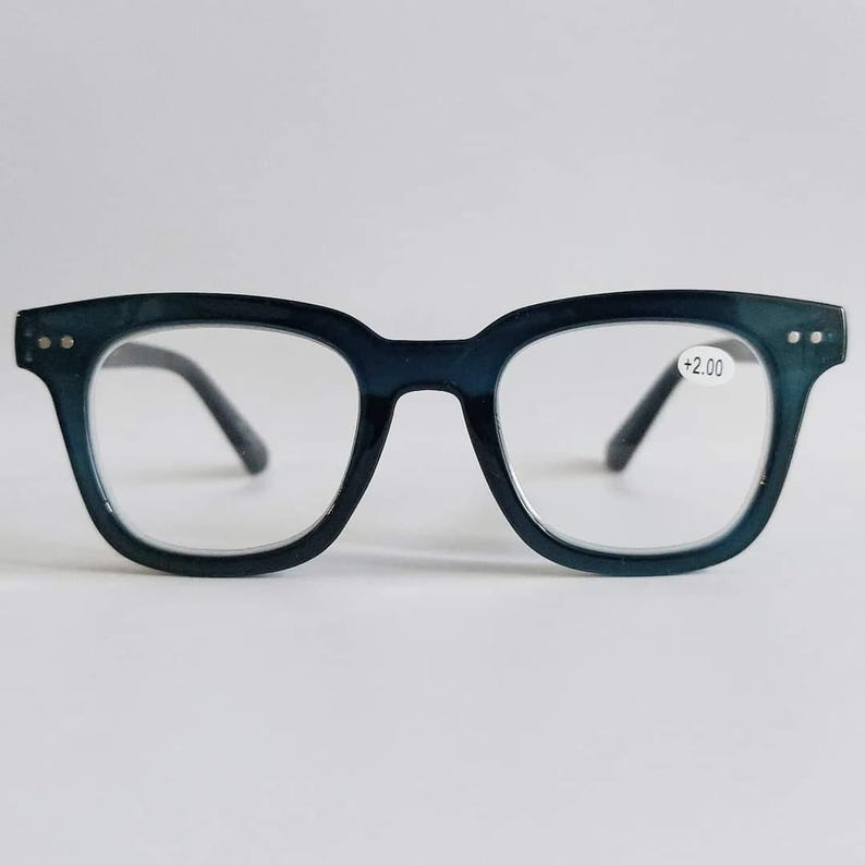 Natkalet Matte Black & Colorful Reading Glasses