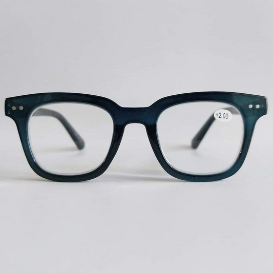 Natkalet Matte Black & Colorful Reading Glasses