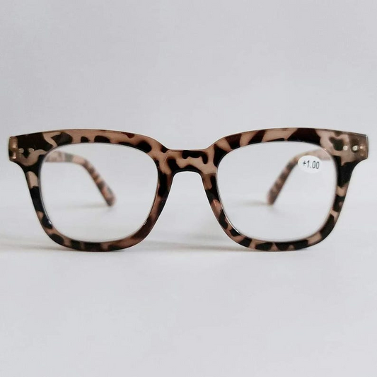 Natkalet Matte Black & Colorful Reading Glasses