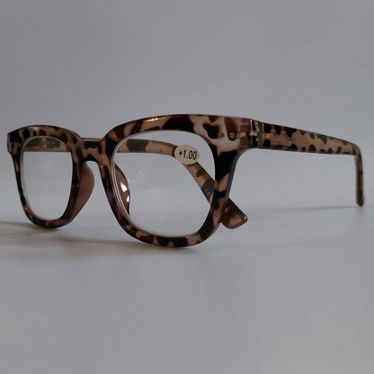 Natkalet Matte Black & Colorful Reading Glasses