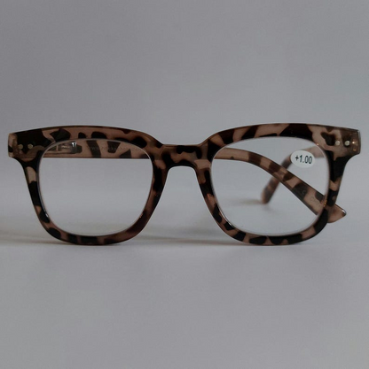 Natkalet Matte Black & Colorful Reading Glasses